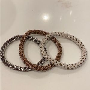 Lily and laura bracelets made in Nepal!